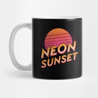 Neon Sunset Vibes Mug